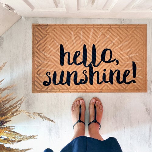 Коврик придверный Hello sunshine 75х45х0,4 см (KOV_20S010)