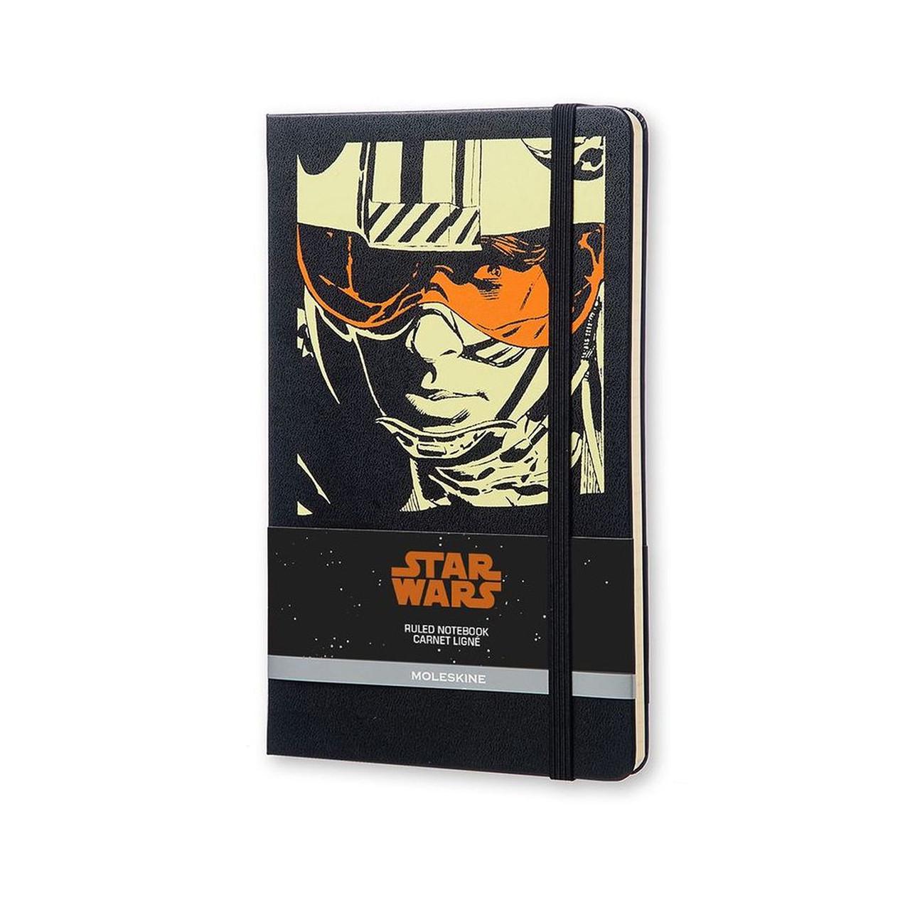 Блокнот Moleskine Star Wars LUKE средний 13х21 см в линейку Черный