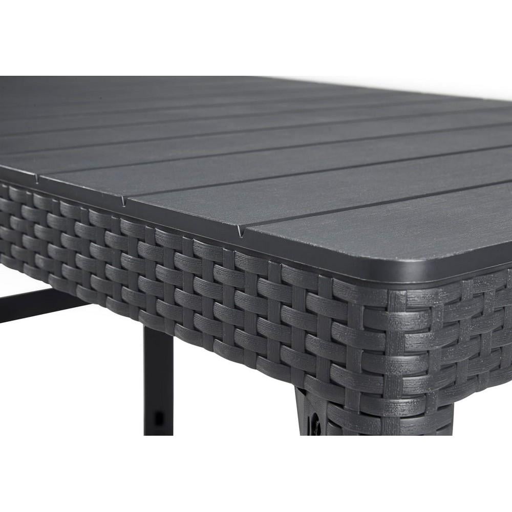 Стол садовый Keter Lyon Графитовый (232300) - фото 8 Стол садовый Keter Lyon Графитовый (232300) - фото 8