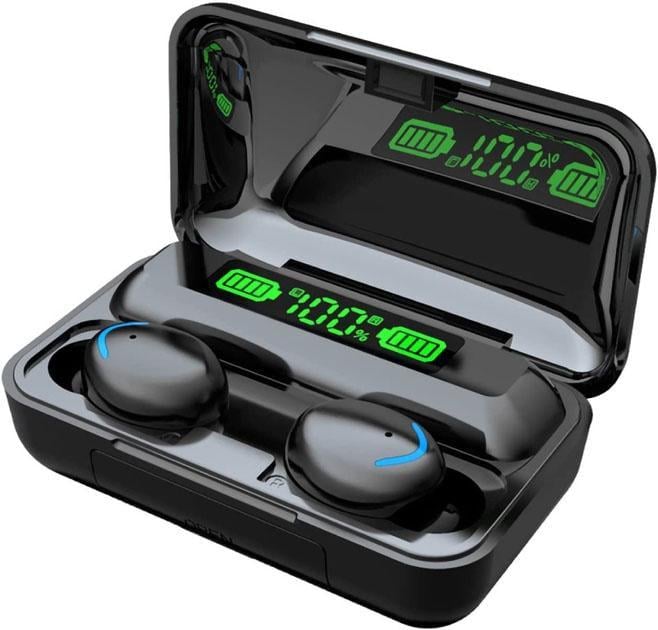 Наушники беспроводные сенсорные Bluetooth TWS F9-5 Черный (23854105)
