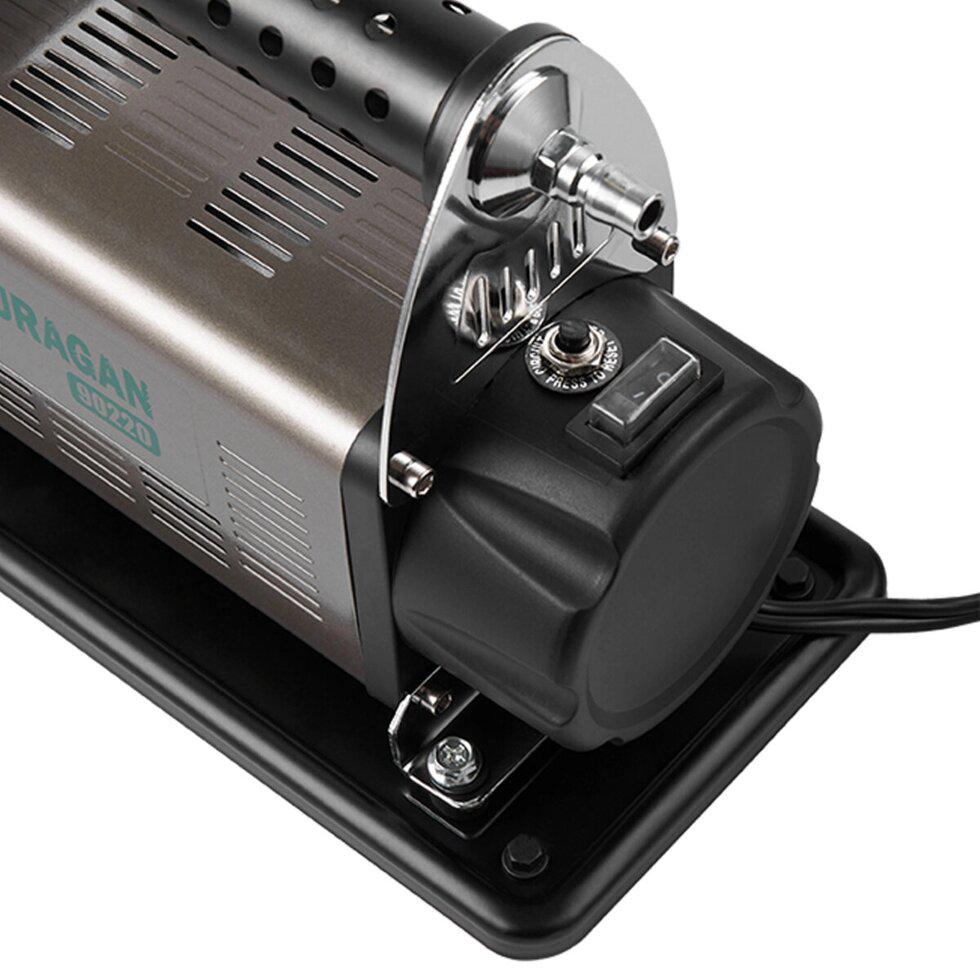 Компрессор автомобильный Uragan 10Атм 160 л/мин 600 Вт с зажимами АКБ - фото 7