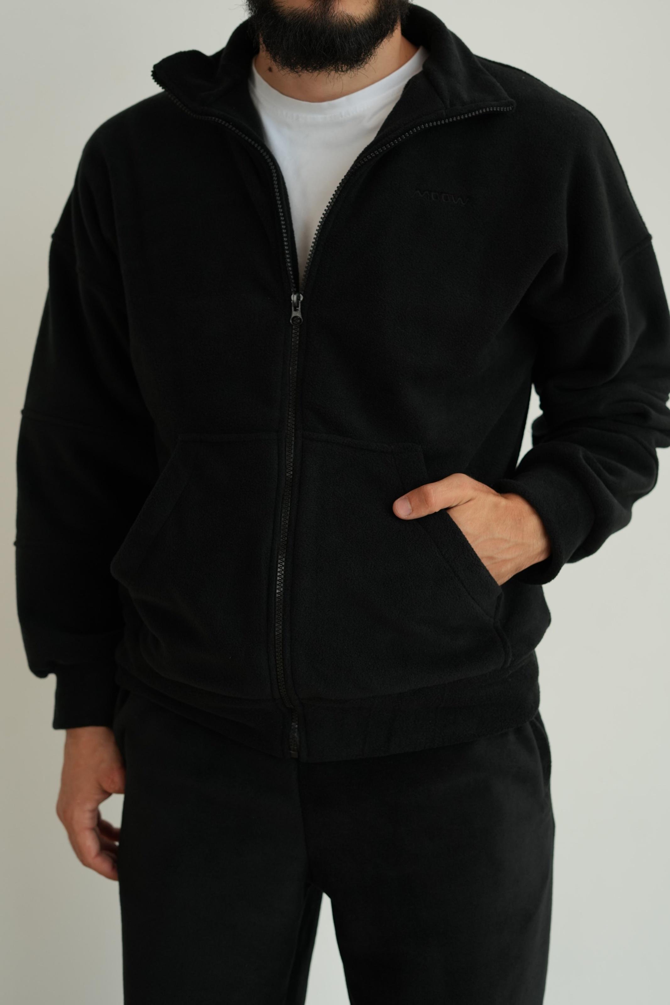 Костюм мужской флисовый CASUAL L/XL Черный (10301LXLm) - фото 6