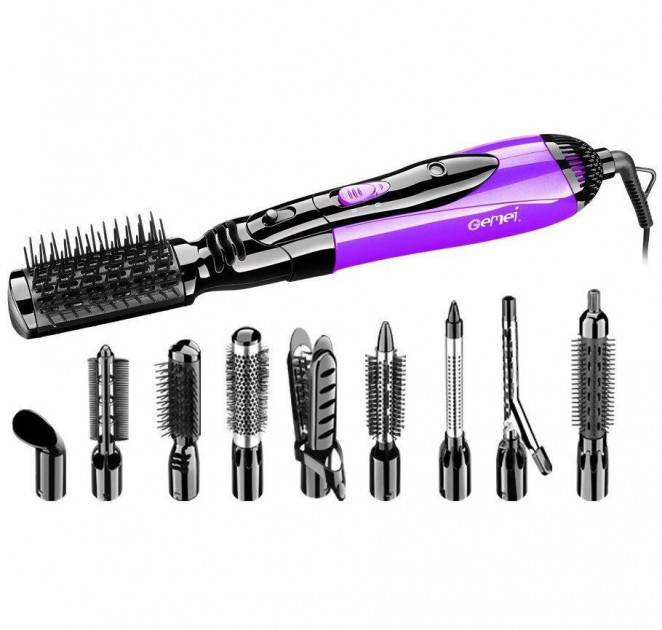 Мультистайлер Gemei GM-4835 10в1 Фиолетовый (1938549)