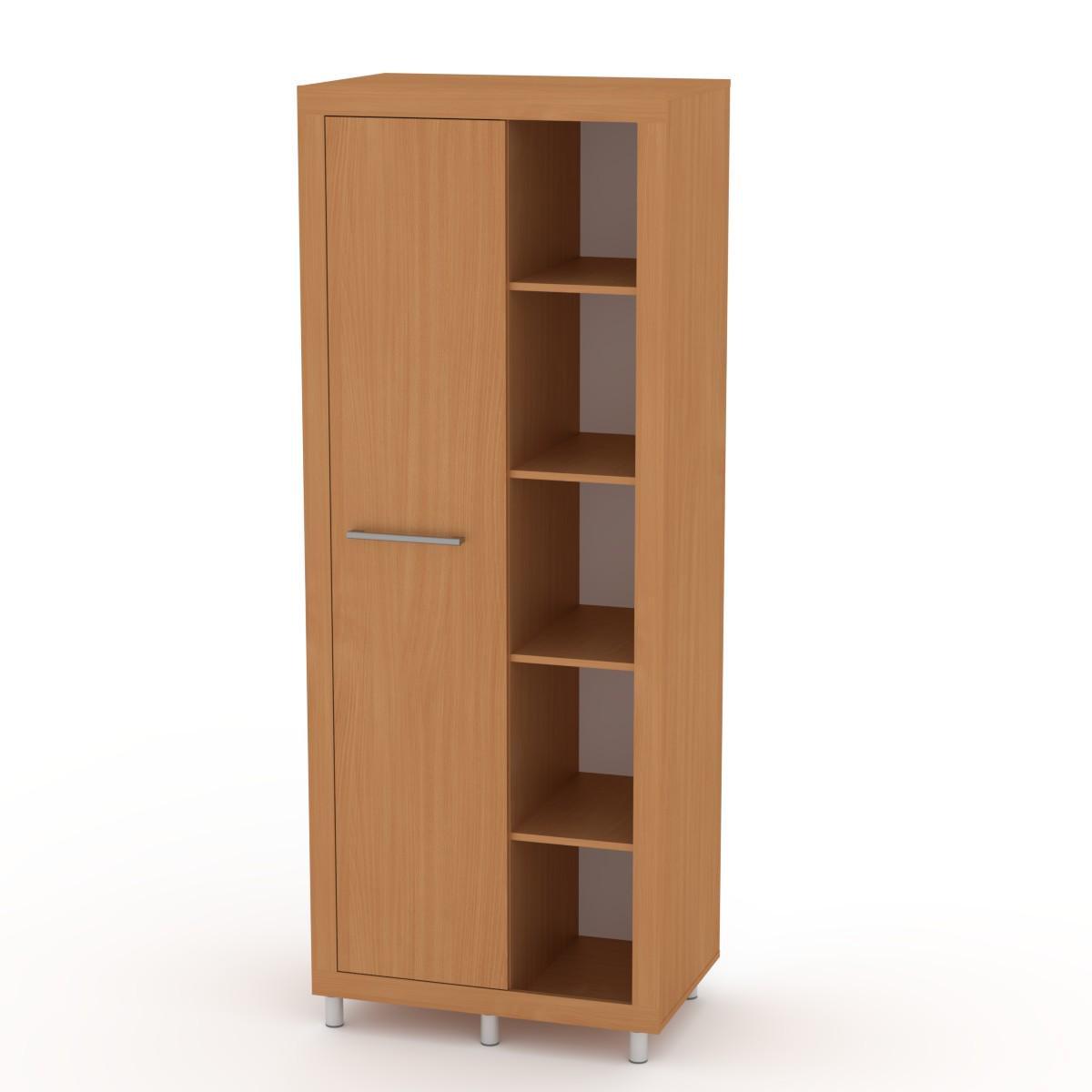 Шкаф с полками МеблиКо МГ-1 80х52х203 см Бук (k-01749-8)