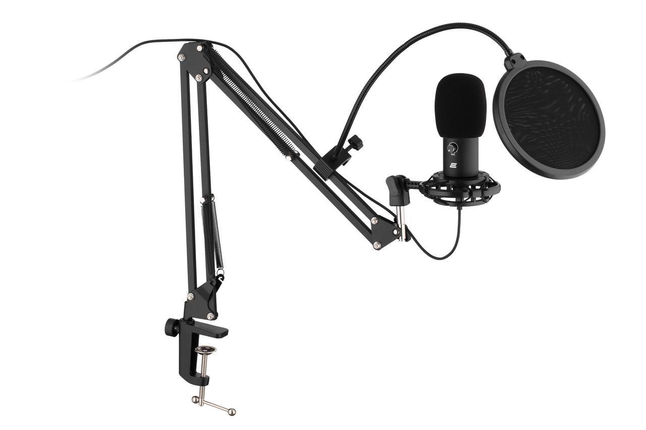 Мікрофон для стріму 2E MPC021 StreamingUSB для ПК(iz15659) Мікрофон для стріму 2E MPC021 StreamingUSB для ПК(iz15659)
