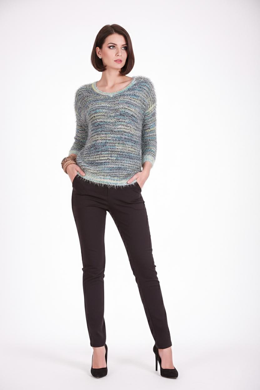 Джемпер Forza Viva FV-5540040 женский демисезонный р. 46 Голубой (FV-5540040-46) - фото 3