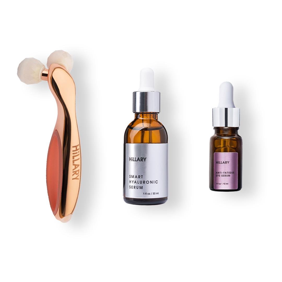 3D массажер для лица и тела + две сыворотки для лица