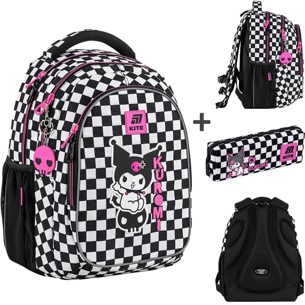Школьный рюкзак KITE Education teens Kuromi 20,5 л (HK25-8001M) - фото 20 Школьный рюкзак KITE Education teens Kuromi 20,5 л (HK25-8001M) - фото 20