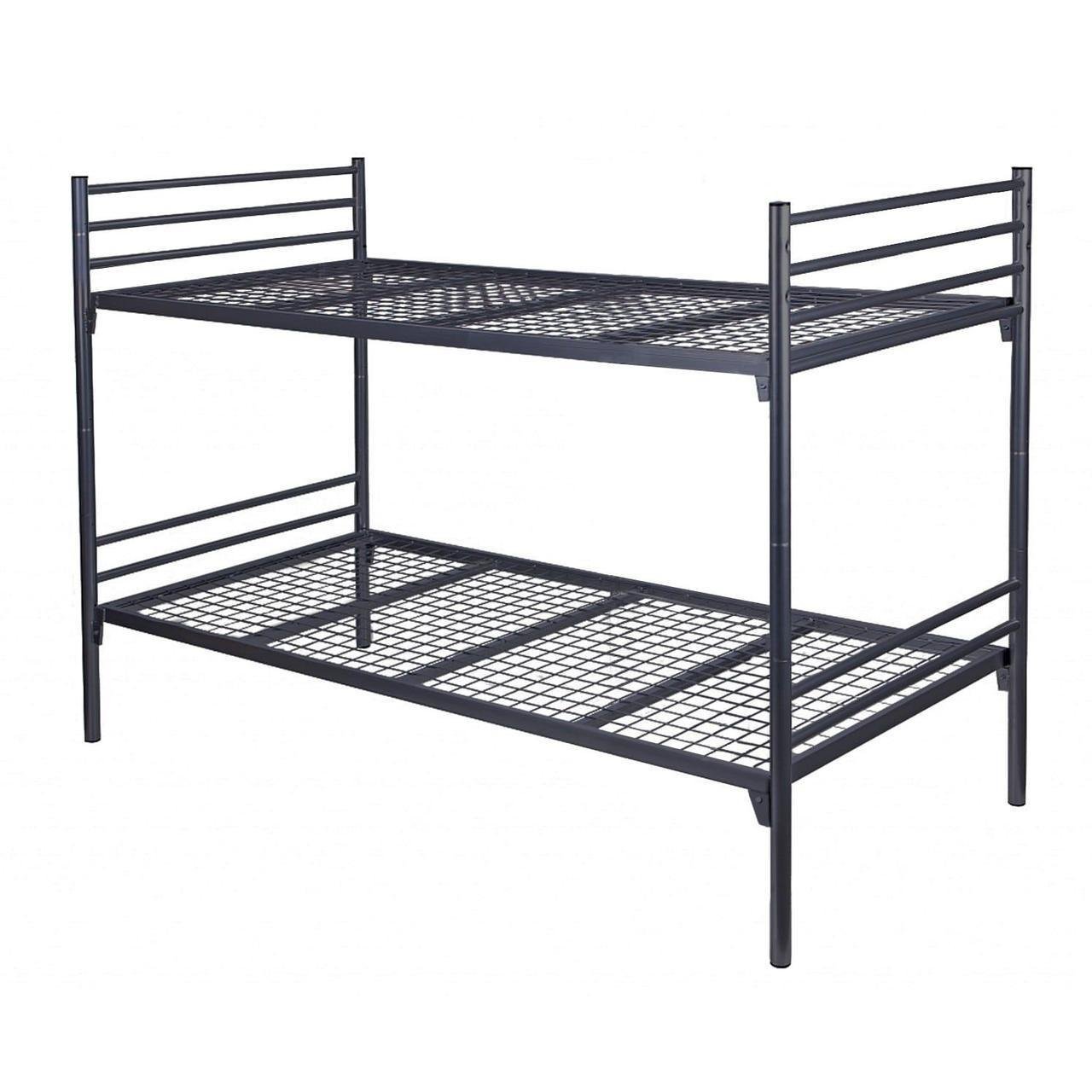 Ліжко двоярусне AMF металеве 90х200 см Чорний (1817565201)