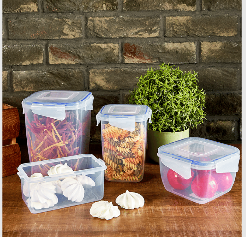 Контейнер універсальний Алеана Фієста квадратний 0,45 л Прозорий (УТ000101904) - фото 2