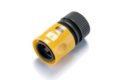 Коннектор быстросъемный Сила с аквастопом 1/2" для шланга 1/2"