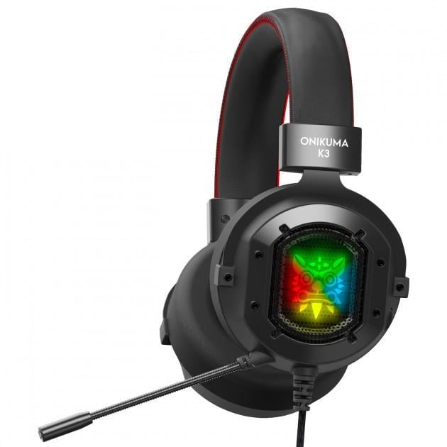 Ігрові навушники ONIKUMA LED Gaming with K3 Black
