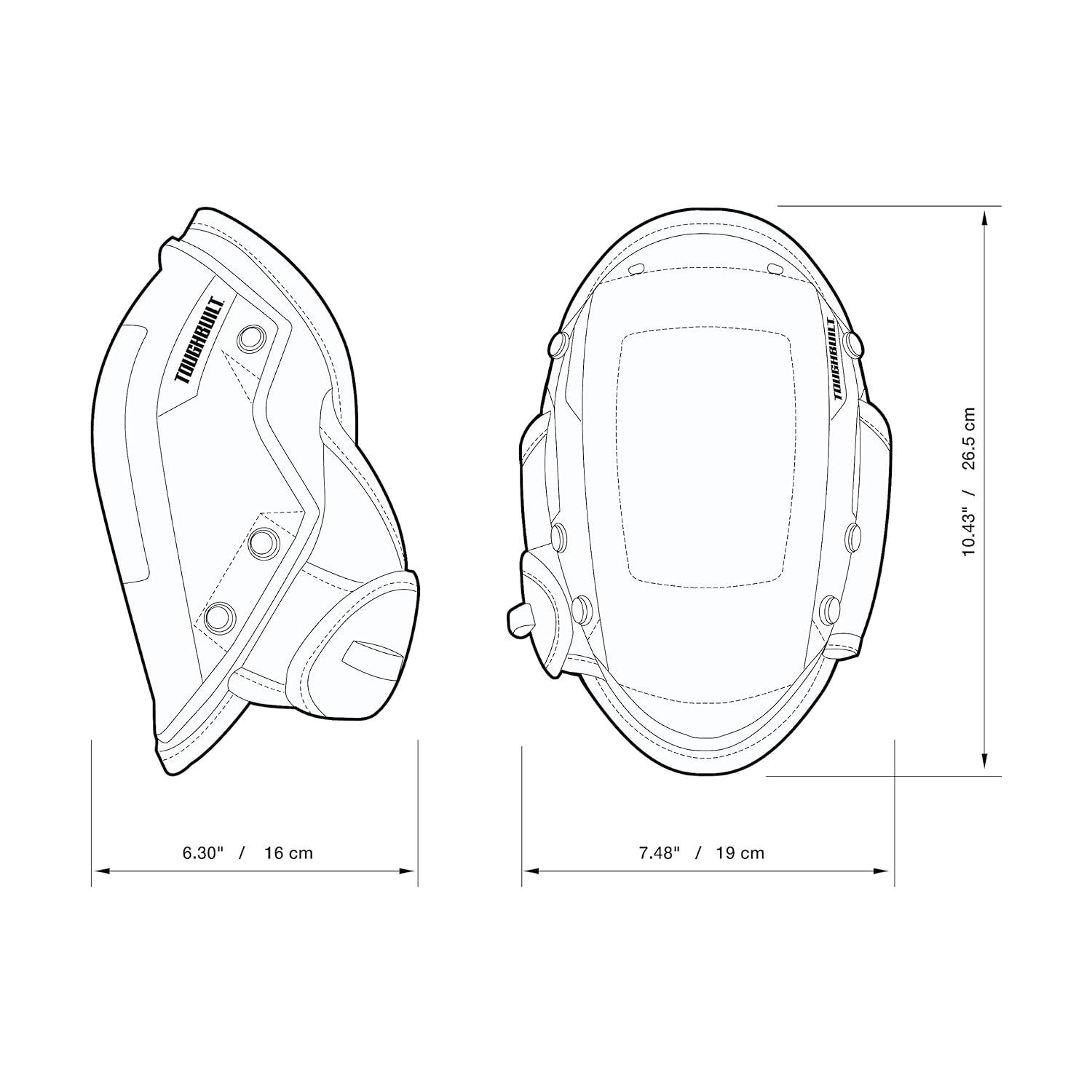 Наколенники ToughBuilt FoamFit на пене EVA (TB-KP-201R-BEA) - фото 8