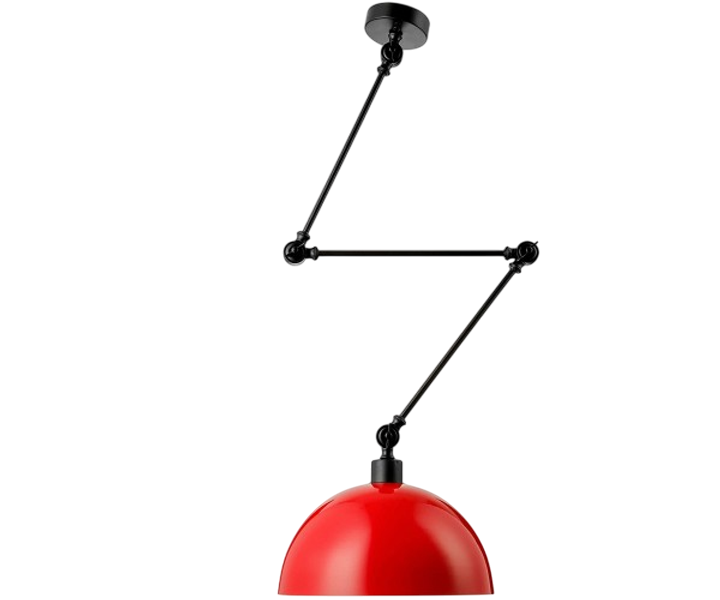 Підвісний світильник Metio BK/Red (PL-0001308 M/BK/RED) - фото 1