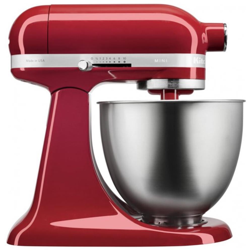 Миксер планетарный KitchenAid Mini Artisan 3,3 л Красный (5KSM3311XEER) - фото 1