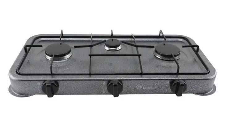 Настольная плита газовая Domotec MS-6603 на 3 конфорки Серый (2762056071) Настольная плита газовая Domotec MS-6603 на 3 конфорки Серый (2762056071)