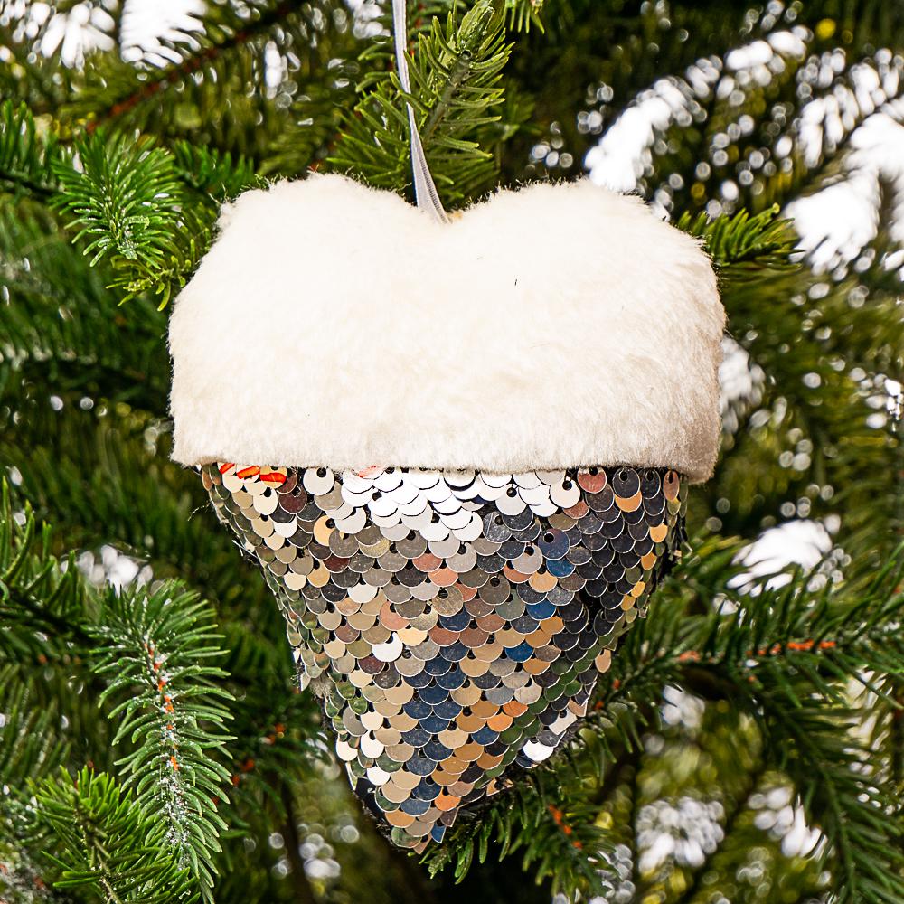 Игрушка на елку Elisey Сердце Льняное (NH-106-K-93)