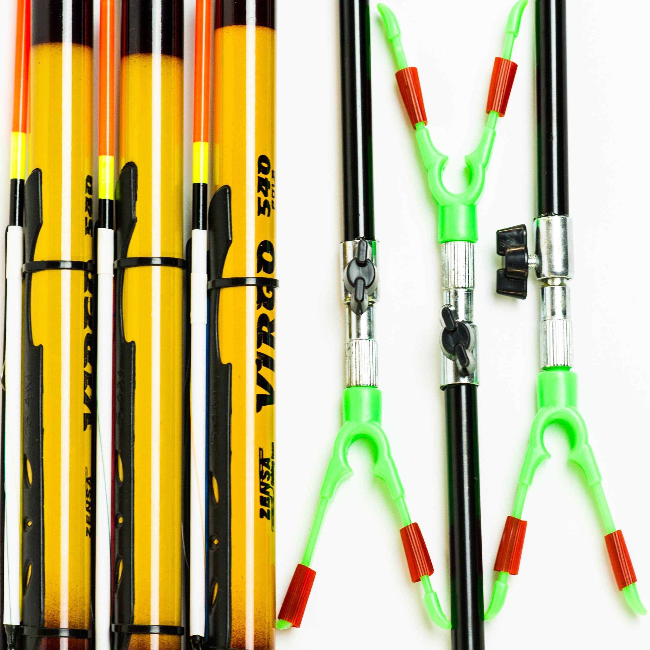 Удочки Джокер в сборе 5,4 м 3 шт. с подставками телескопическими - фото 4 Удочки Джокер в сборе 5,4 м 3 шт. с подставками телескопическими - фото 4