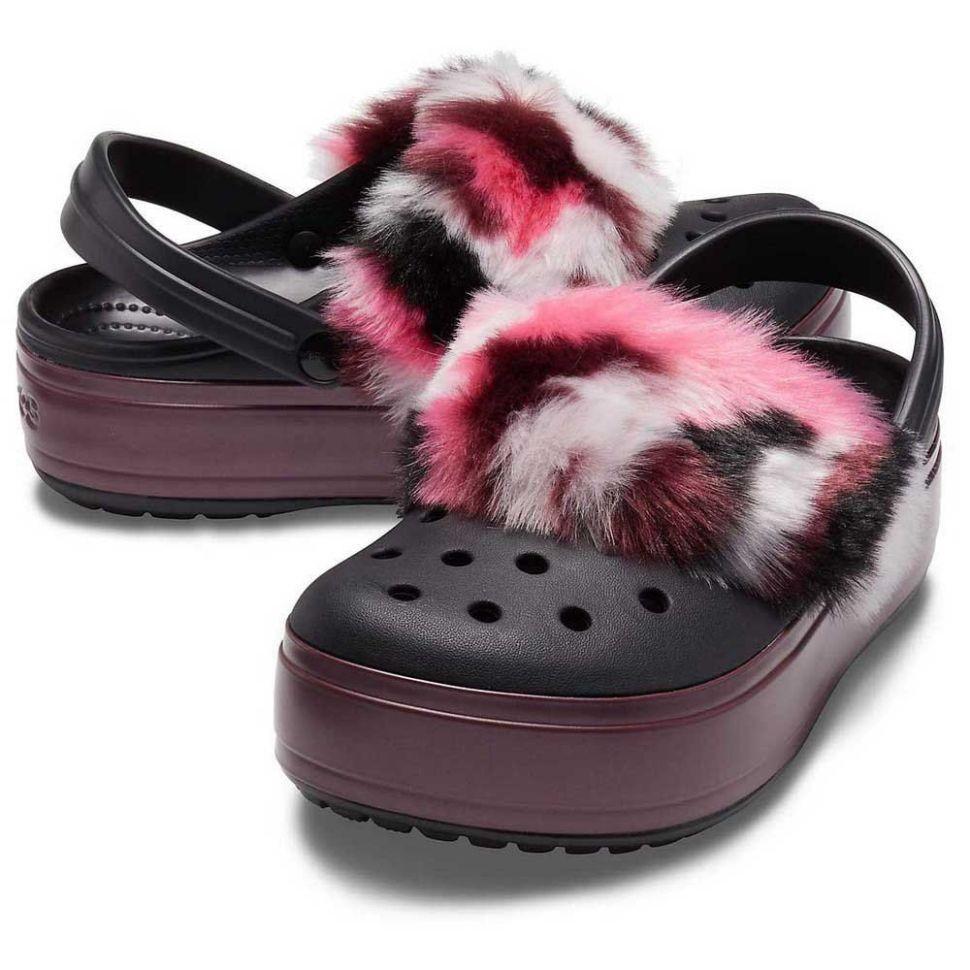 Сабо жіночі Crocs Crocband Platform So Luxe Clog р. 36-37 Чорний (9853)