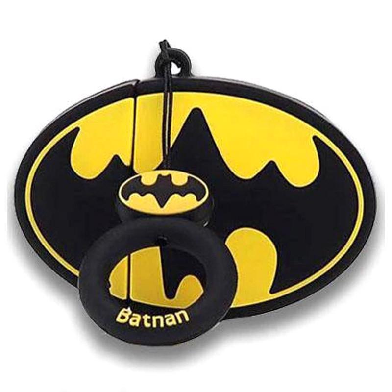 Футляр силіконовий Epik Marvel & DC series для навушників AirPods 1/2 з кільцем Batman New 2 (00000033729_9)