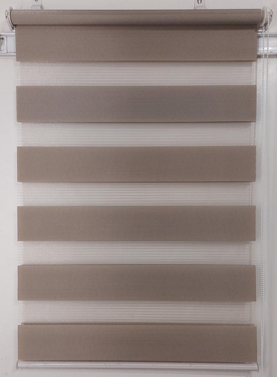 Рулонная штора день-ночь Miranda ВН DN-235 50х130 см Светло-коричневый (ВН DN-235-82)