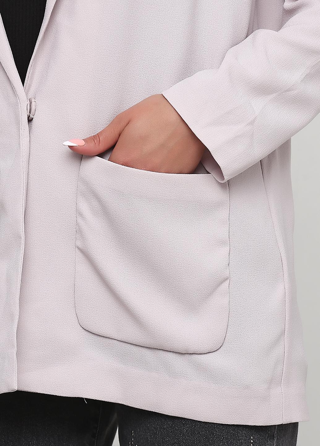 Жакет оверсайз р. 38 Пудровий (5125526RP31) - фото 4 Жакет оверсайз р. 38 Пудровий (5125526RP31) - фото 4