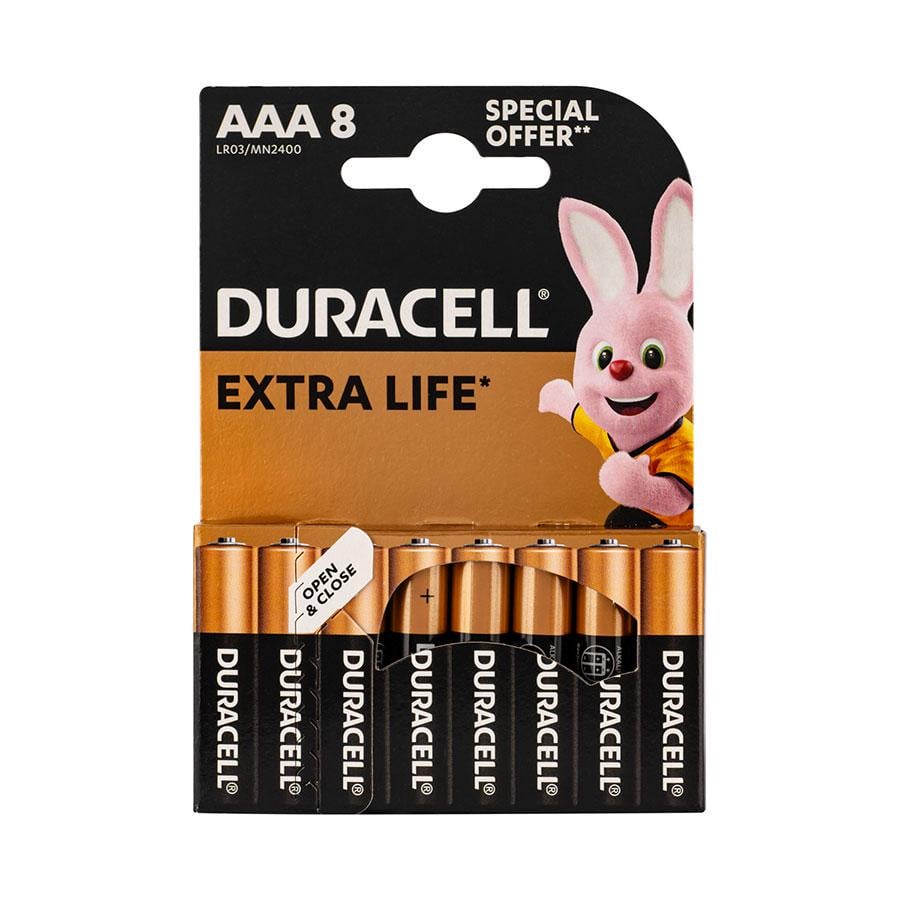 Батарейка Duracell AAA LR03 MN2400 8 шт. (217769)