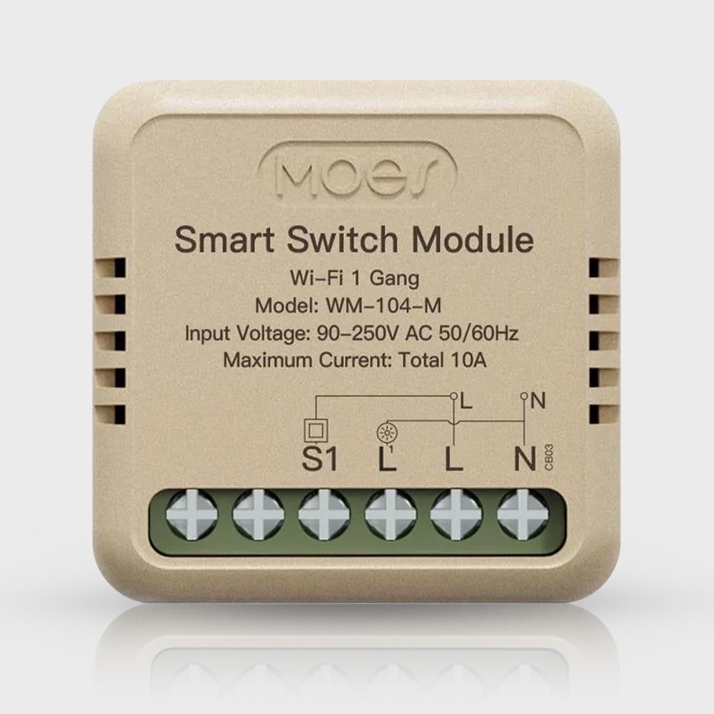 Реле одноканальное Wi-Fi Moes Tuya Smart (WH00725)