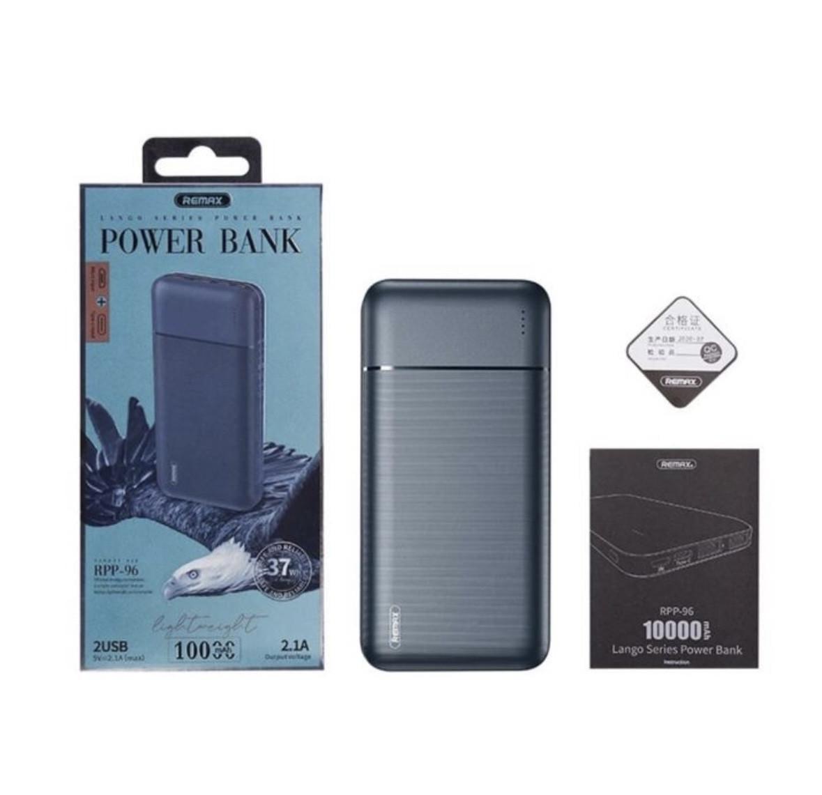 Повербанк Remax 10000 Mah RPM-96 Чорний