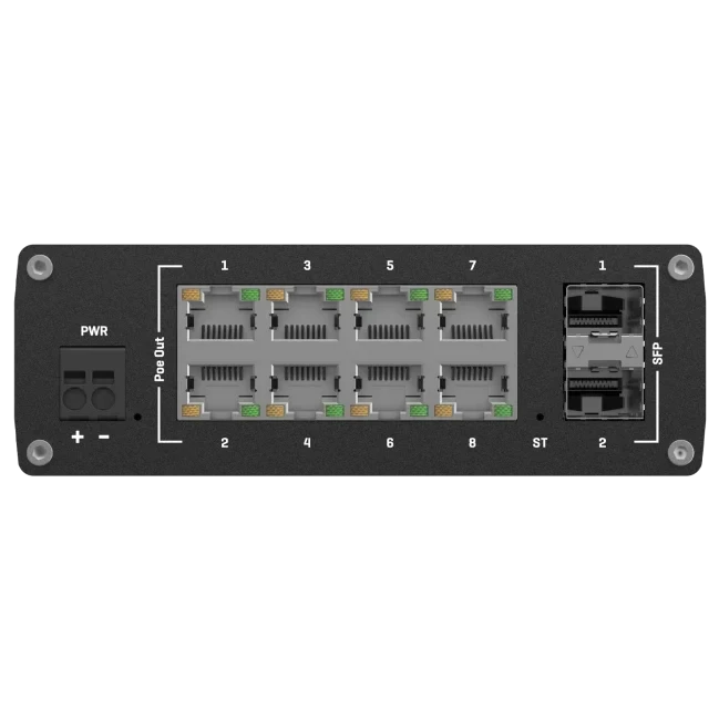 Комутатор 8 портів керований Teltonika TSW202 PoE+ (2863456255) Комутатор 8 портів керований Teltonika TSW202 PoE+ (2863456255)