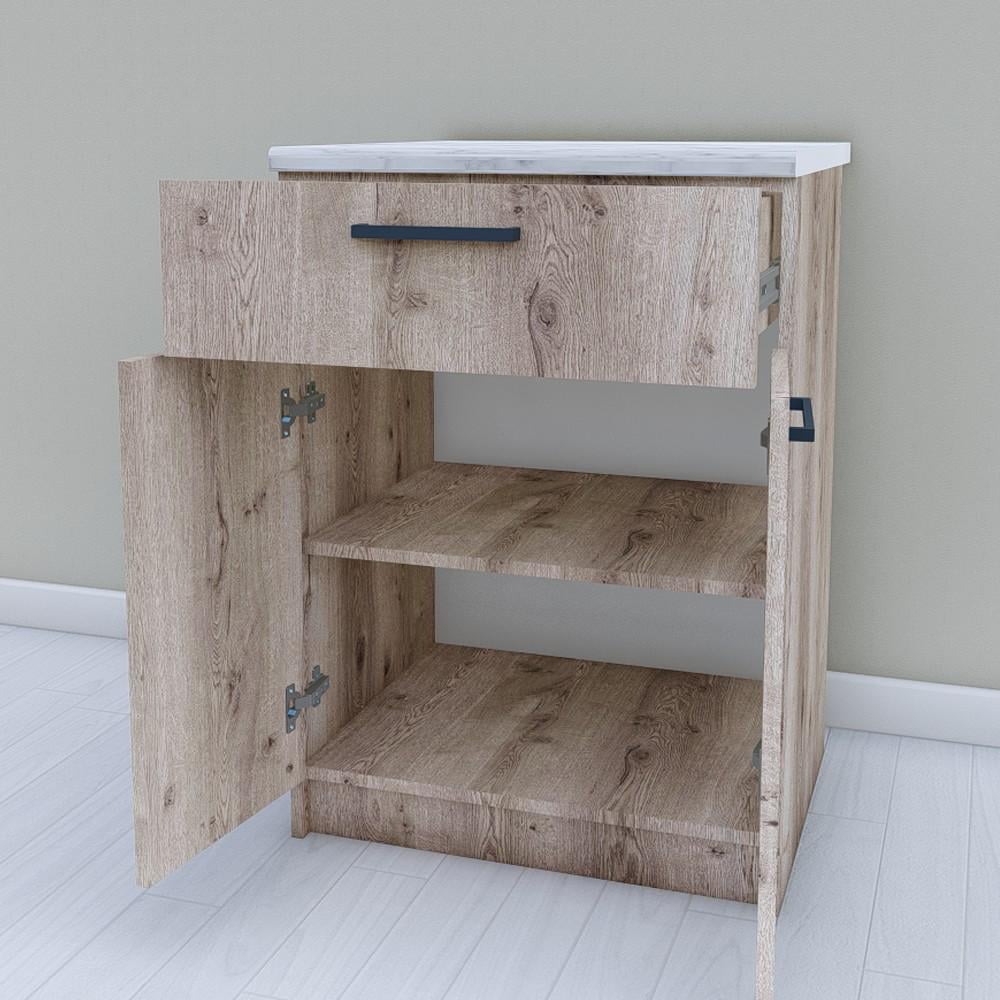 Модуль нижний для кухни МП24 без столешницы 600 мм Аликанте (МП24г) - фото 2