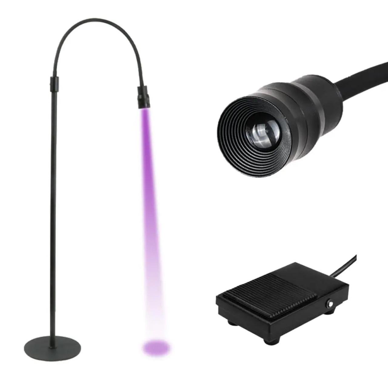 Лампа гибкая напольная UV-5 для сушки ногтей и наращивание ресниц 5 Вт Черный - фото 4 Лампа гибкая напольная UV-5 для сушки ногтей и наращивание ресниц 5 Вт Черный - фото 4