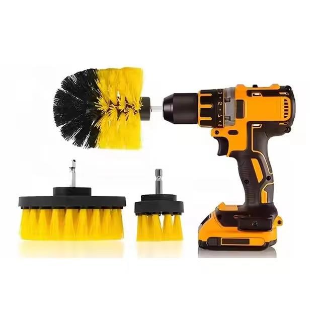 Щітка на дриль для хімчистки середня жорсткість 3 шт. (29854794)