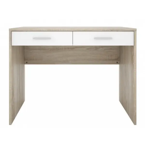 Компьютерный стол IdealMebel КС-43 Дуб сонома/Белый