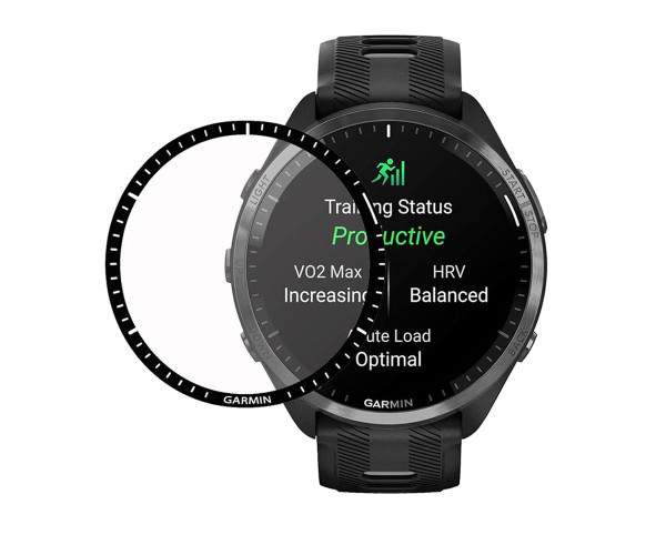 Стекло противоударное защитное SoftGlass Full Cover для Garmin Forerunner 965 Black Стекло противоударное защитное SoftGlass Full Cover для Garmin Forerunner 965 Black