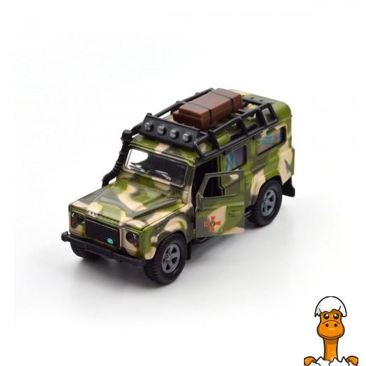 Игровой набор TechnoDrive Land rover defensaer с прицепом 3-10 лет (520027.270) - фото 12