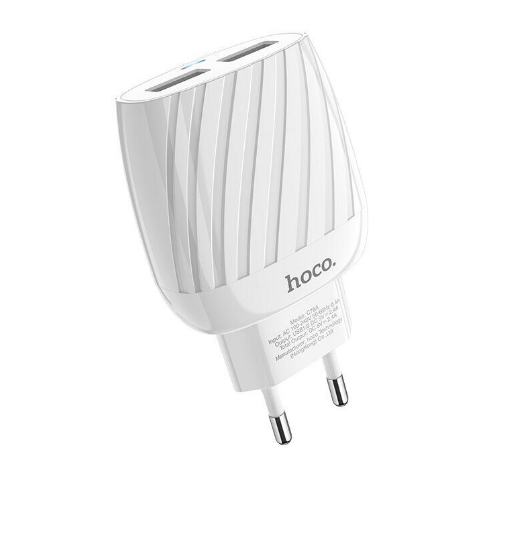 Адаптер Hoco C78A 2USB 2.4A (116b1f79)