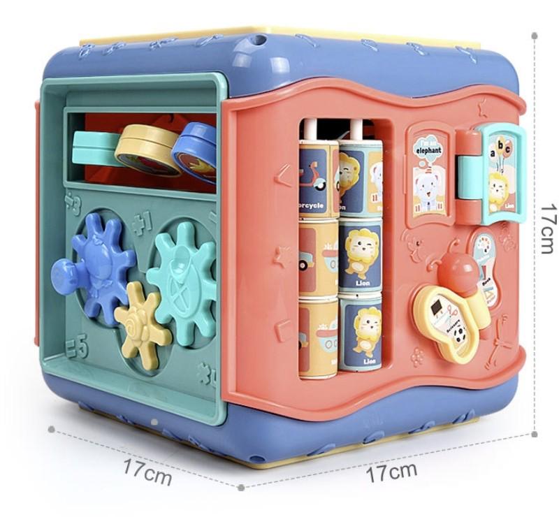 Развивающая игрушка Куб-Сортер музыкальный разноцветный - фото 8