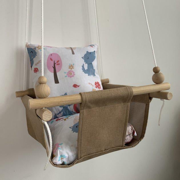 Детская качеля Infancy Шапочка Красный/Карамельный (5747969)