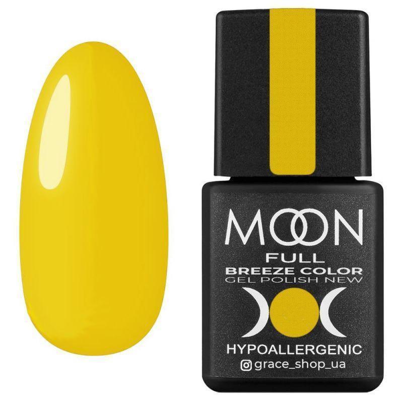 Гель-лак Moon Full Breeze color 8 мл №442 Янтарный желтый эмаль