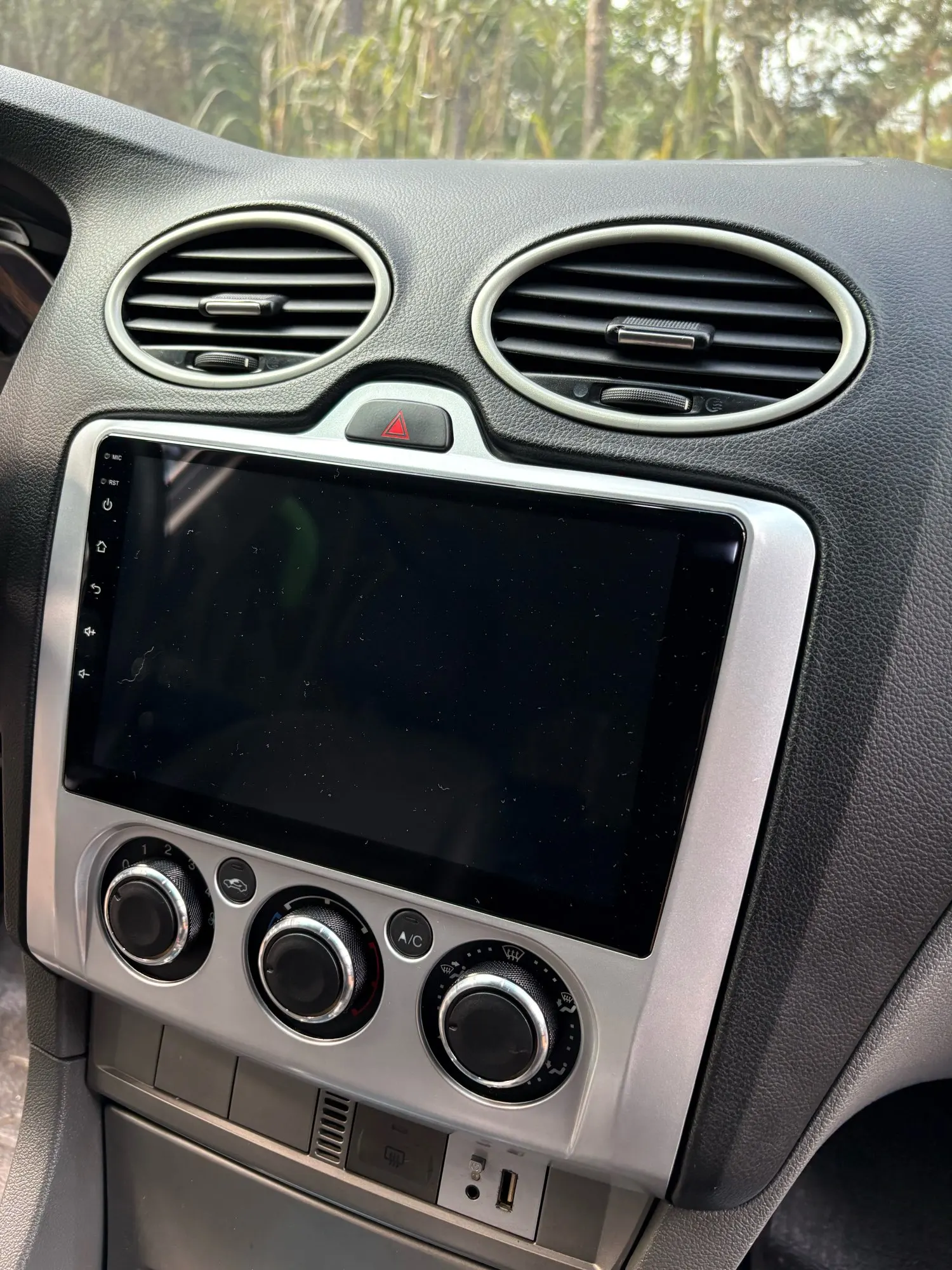 Ручки кондиционера Ford Focus 2 3 C-max S-max Mondeo 3 шт. Черный (0038/black) - фото 2