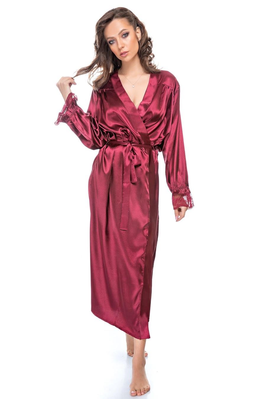 Халат Fleri р. 50 XXL Бордовый (49878)