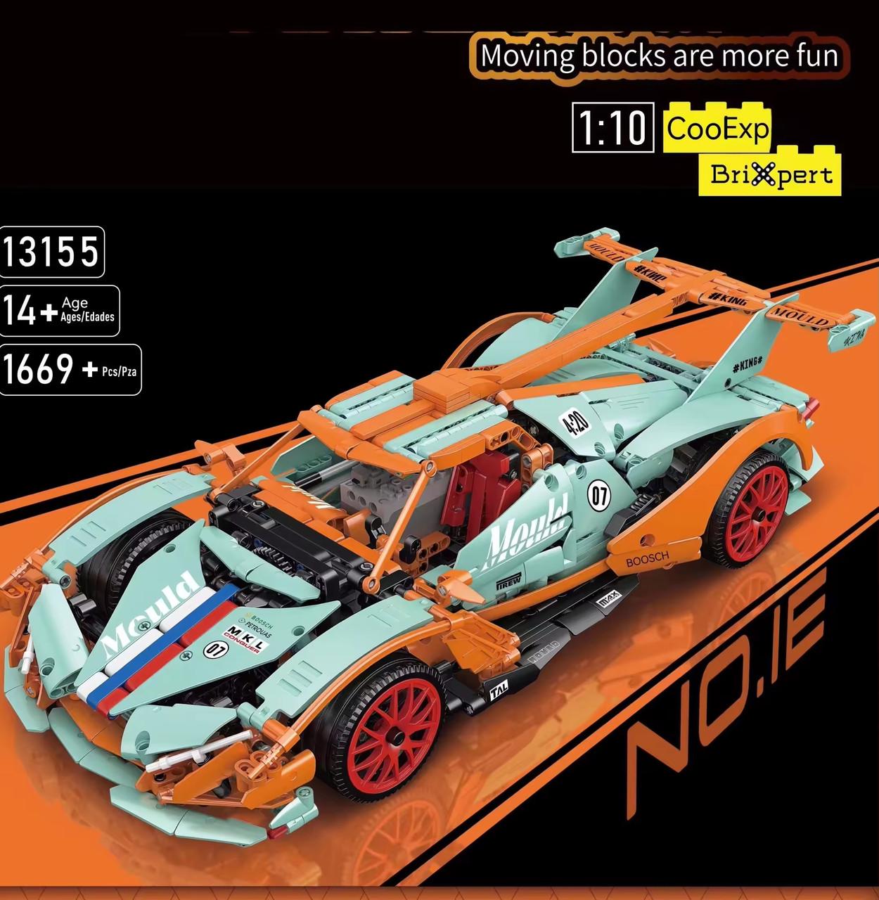 Конструктор Спортивный автомобиль на дистанционном управлениии 1669 деталей (2402604449) - фото 2 Конструктор Спортивный автомобиль на дистанционном управлениии 1669 деталей (2402604449) - фото 2