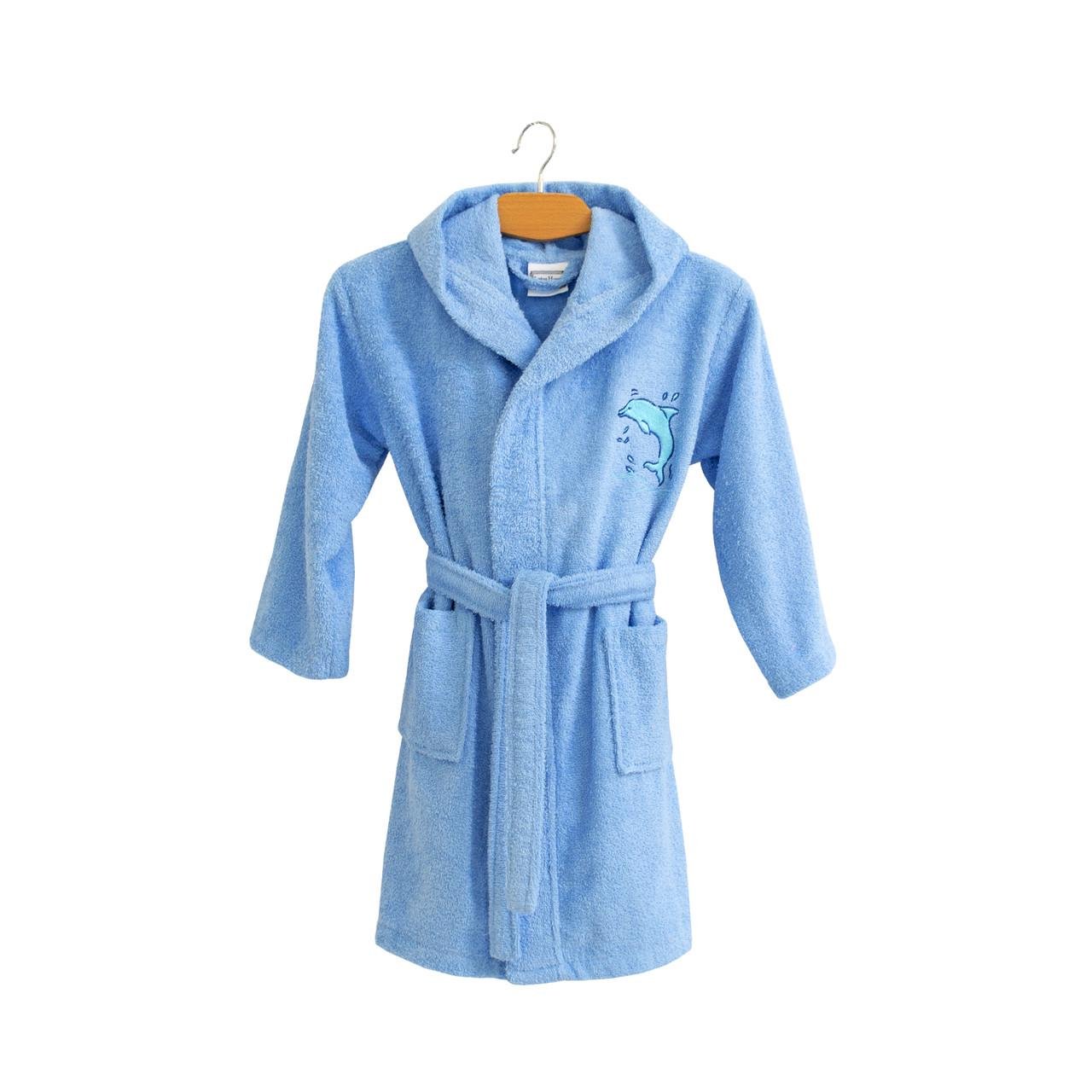 Халат детский Lotus Dolphin 7-8 лет Голубой (svt-2000022276467) Халат детский Lotus Dolphin 7-8 лет Голубой (svt-2000022276467)