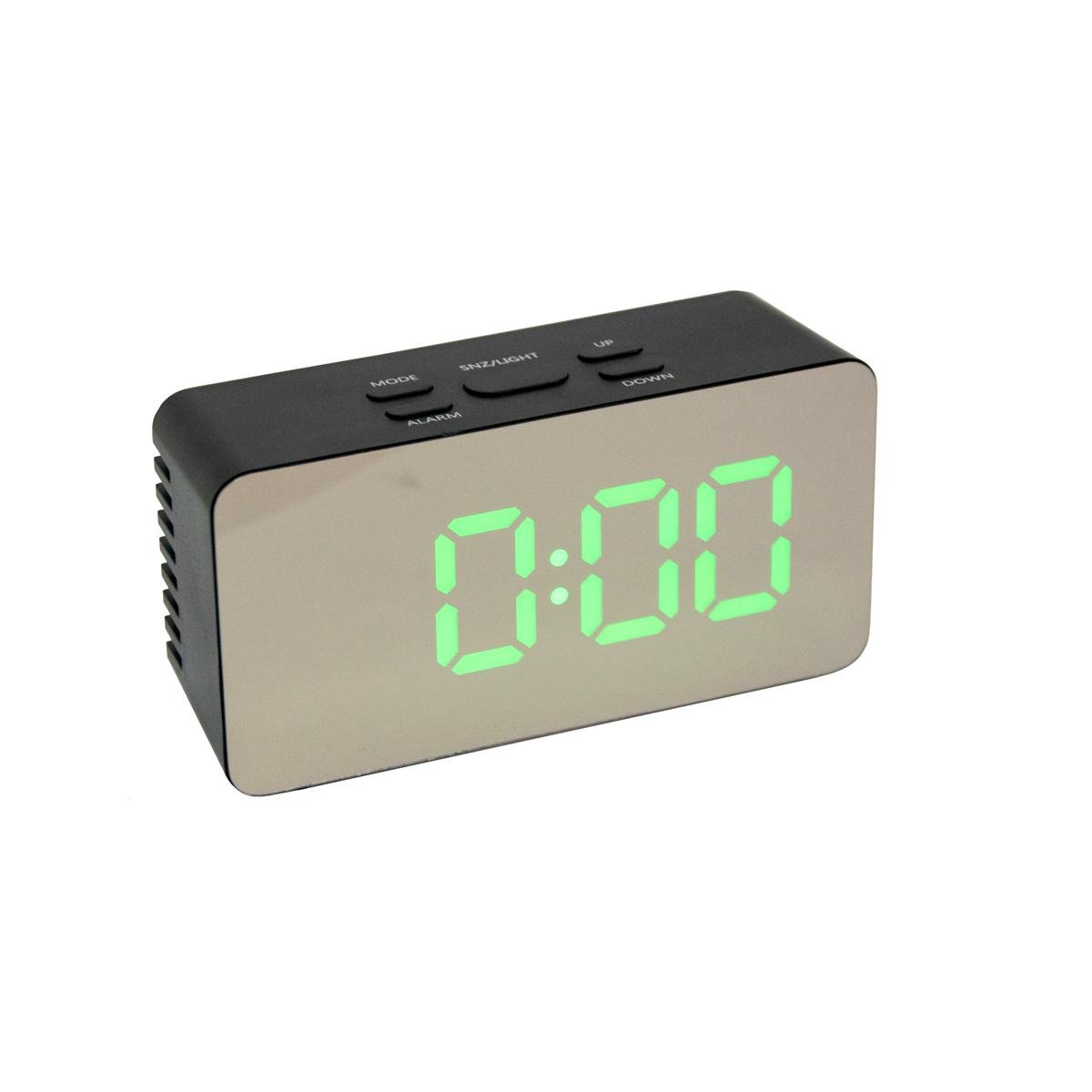 Часы настольные электронные Mirror Clock DS-3658L LED Черный (1009976)