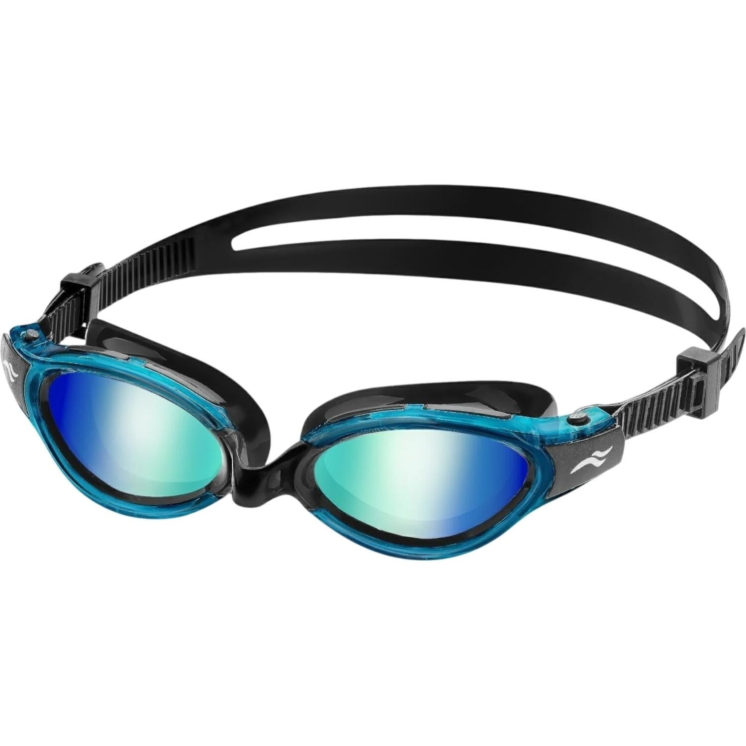 Очки для плавания Aqua Speed TRITON 2.0 MIRROR Бирюзово-черный (283-02)