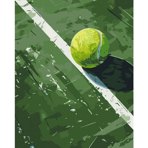 Картина по номерам Теннисный мяч BrushMe BS54098 холст на подрамнике 40x50 см (2322540338)
