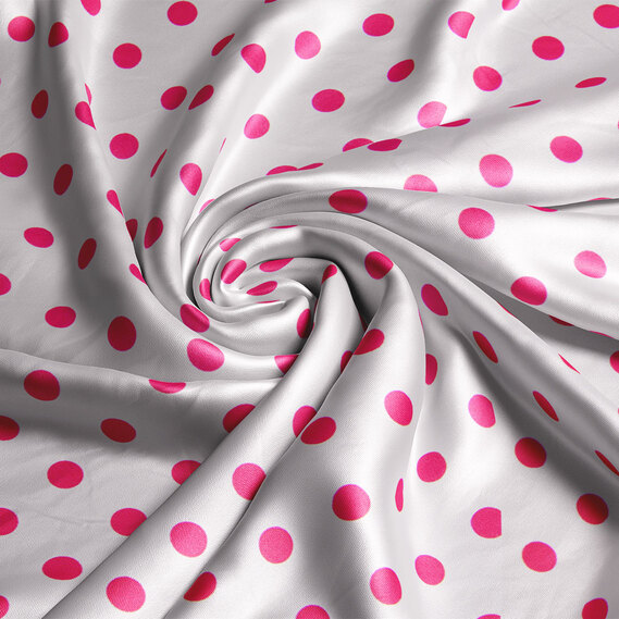 Тканина атлас-шовк стрейч IDEIA Горошок 1,5 м Димка (2200004220086)