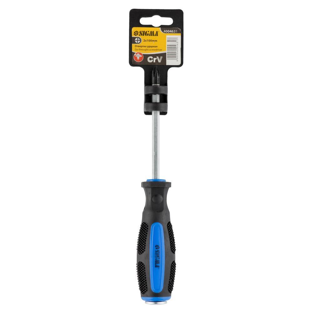 Викрутка ударна Sigma PH2 100 мм CrV (4004631)