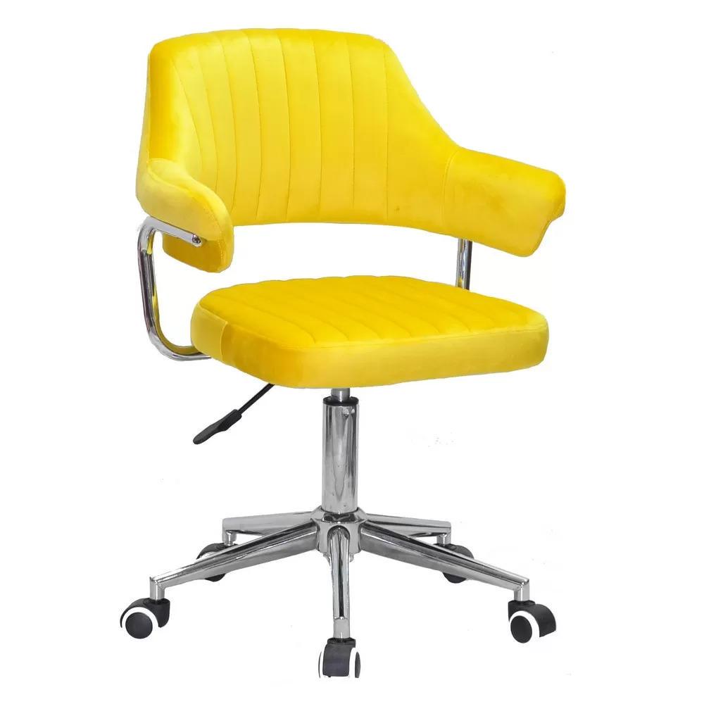 Стул BOTTLE OFFICE MODERN бархат Желтый (133647)